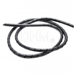 Spirale flessibile portacavi D interno 20 mm bianca bobina 2,5 m ca guaina 