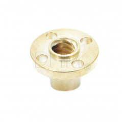 Gunmetal - flange nut 8 mm - pitch 2mm - principle 4 Trapezoidal screws T8 05050301 DHM