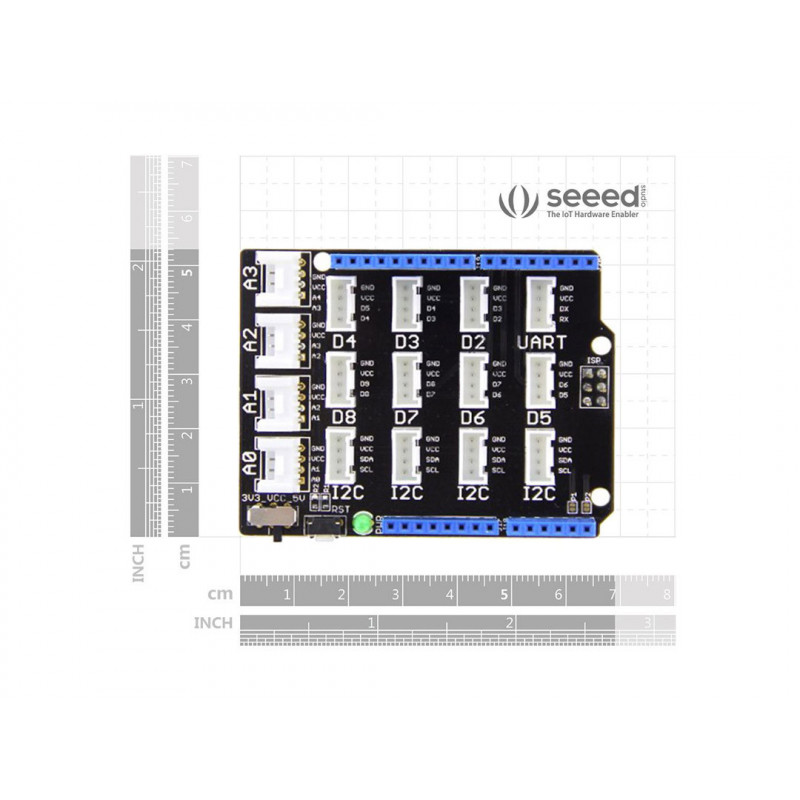 Grove Base Shield V2.0 for Arduino - Seeed Studio