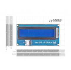 Grove - 16x2 LCD (White on Blue) - Seeed Studio Grove 19010393 DHM