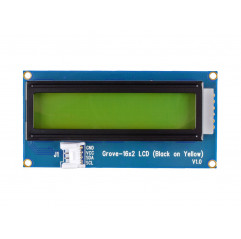 Grove - 16 x 2 LCD (Black on Yellow) - Seeed Studio Grove 19010406 DHM