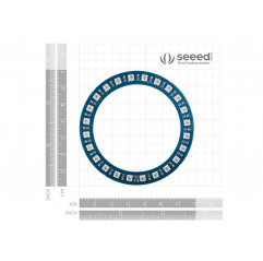 Grove - RGB LED Ring (24-WS2813 Mini) - Seeed Studio Grove 19010481 DHM