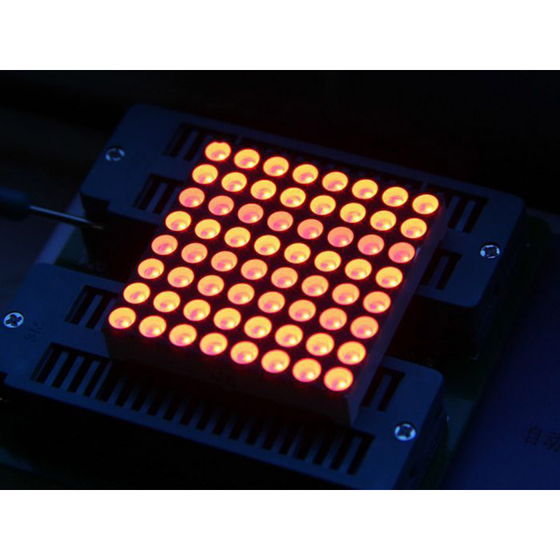 38mm 8*8 square matrix LED matched with Grove - Red Common Anode - Seeed Studio Grove 19010484 DHM
