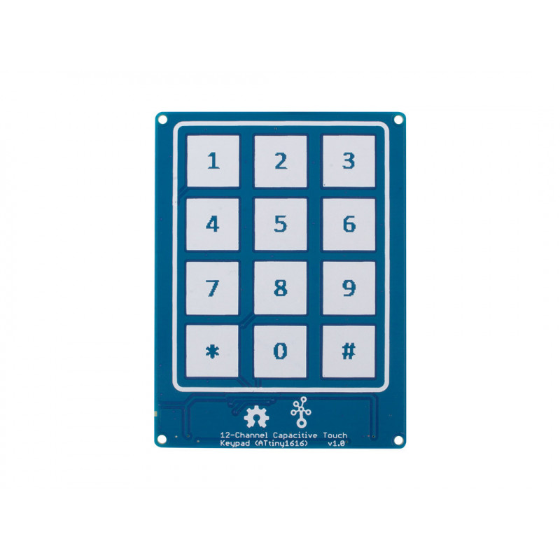 Grove - 12-Channel Capacitive Touch Keypad (ATtiny1616) - Seeed Studio Grove19010501 DHM