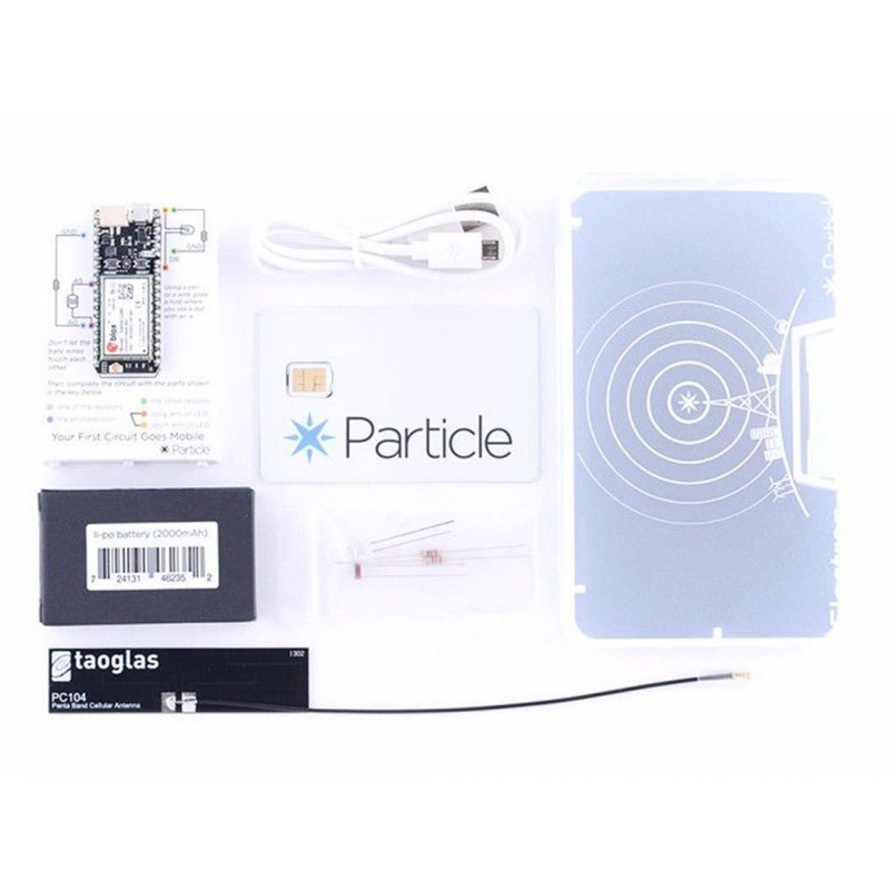 Particle Electron 3G Kit (Eur/Afr/Asia): For creating 3G cellular connected products, Particle SIM C Cartes 19010102 SeeedStudio