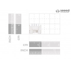 Grove Female Header-SMD-4P-2.0mm-90D-20Pcs - Seeed Studio Grove 19010560 SeeedStudio