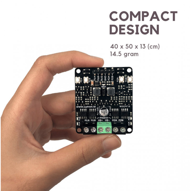 Dual channel 3A DC Motor Driver - Seeed Studio Robótica 19010938 SeeedStudio