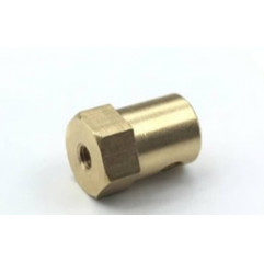 3mm Brass Hex Mounting Hub-Hexagonal-12*12*18mm - Seeed Studio Robotik 19010951 SeeedStudio