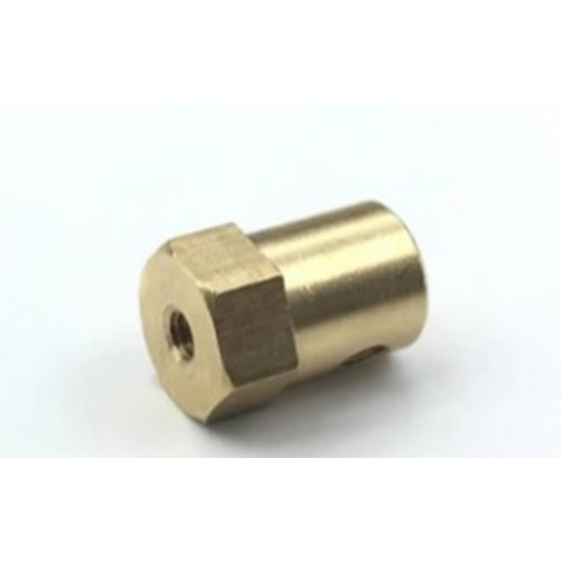 3mm Brass Hex Mounting Hub-Hexagonal-12*12*18mm - Seeed Studio Robotik 19010951 SeeedStudio