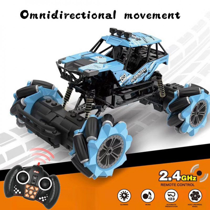 Mecanum Wheel Remote Control Toy Car 1:18 (Green) - Seeed Studio Robotik 19010967 SeeedStudio