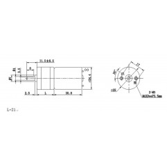 JGA25-370 Geared Motor - Seeed Studio Robótica 19010981 SeeedStudio