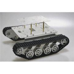 TS100 Shock Absorber Tank Chassis With Track And DC Geared Motors Kit - Seeed Studio Robótica 19010986 SeeedStudio