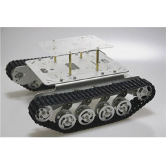 TS100 Shock Absorber Tank Chassis With Track And DC Geared Motors Kit - Seeed Studio Robotica19010986 SeeedStudio