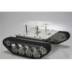 TS100 Shock Absorber Tank Chassis With Track And DC Geared Motors Kit - Seeed Studio Robotics 19010986 SeeedStudio