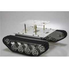 TS100 Shock Absorber Tank Chassis With Track And DC Geared Motors Kit - Seeed Studio Robótica 19010986 SeeedStudio