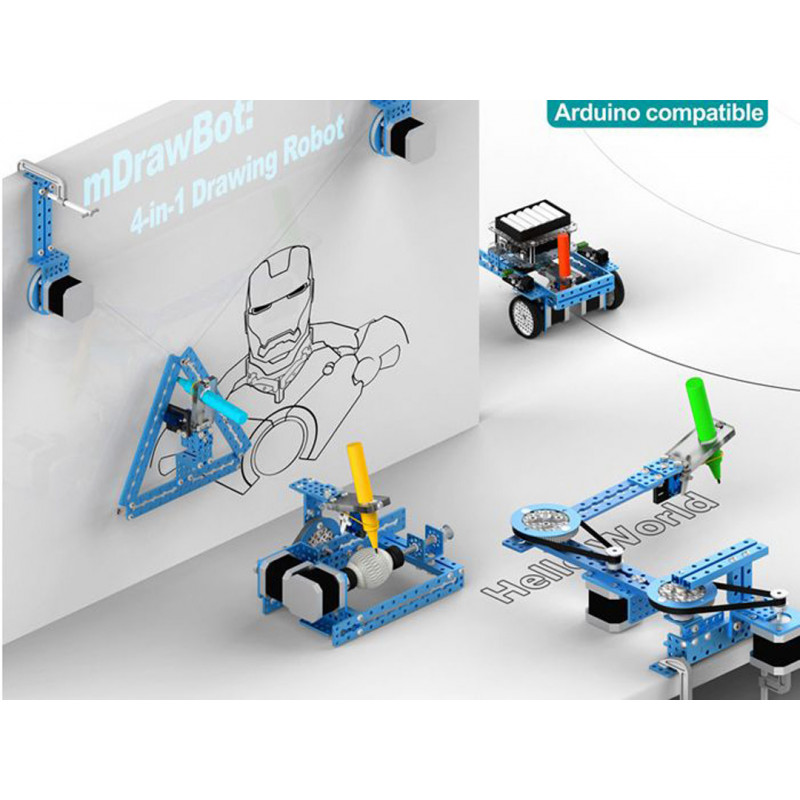 mDrawBot: 4-in-1 Drawing Robot - Seeed Studio Robotica19011107 SeeedStudio