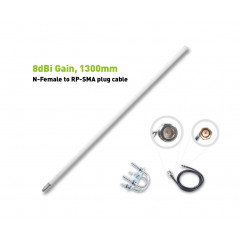 LoRa Fiberglass Antenna, 858-878MHz, 8dBi, 1300mm Wireless & IoT19011157 SeeedStudio