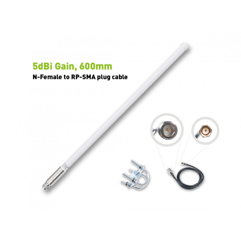 LoRa Fiberglass Antenna, 860-930MHz, 5dBi, 600mm Wireless & IoT19011166 SeeedStudio