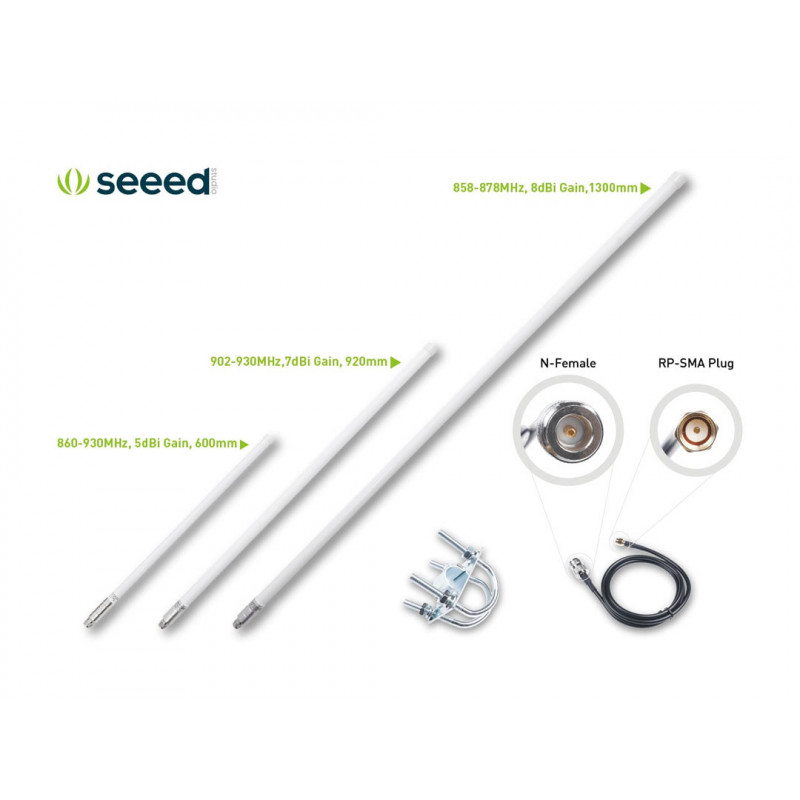 LoRa Fiberglass Antenna, 902-930MHz, 7dBi, 930mm Wireless & IoT19011167 SeeedStudio