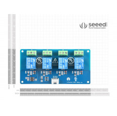 Grove - 4-Channel SPDT Relay - Seeed Studio Grove19010384 DHM