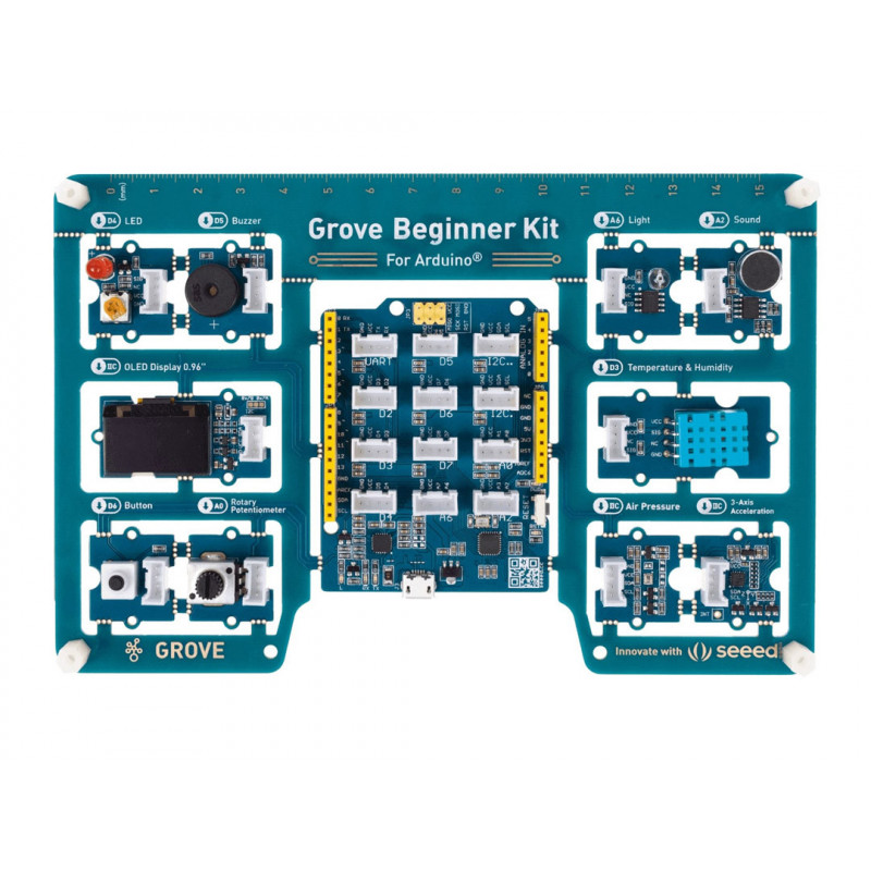Grove Beginner Kit for Arduino with 10 Sensors and 12 Projects - Free Shipping - Seeed Studio - Seee Grove19010575 SeeedStudio