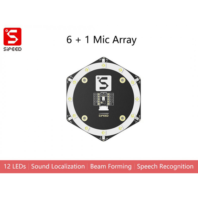 Sipeed-6-1-Microphone-Array-for-Dock-Go-Bit - Seeed Studio Hardware für künstliche Intelligenz 19010610 SeeedStudio