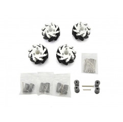 Mecanum Wheel Kit (2 Left, 2 Right) - Seeed Studio Robotics 19011070 SeeedStudio