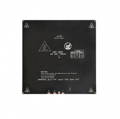 Lit chauffant Mk3 30*30 cm NOIR aluminium Plateau chauffant imprimante 3D Reprap Prusa Hauts série MK 11010108 DHM