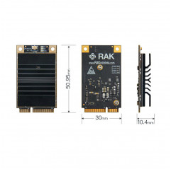 Mini PCIe LoRa Gateway Module RAK2247-SPI-915MHz - Seeed Studio Wireless & IoT 19010662 SeeedStudio