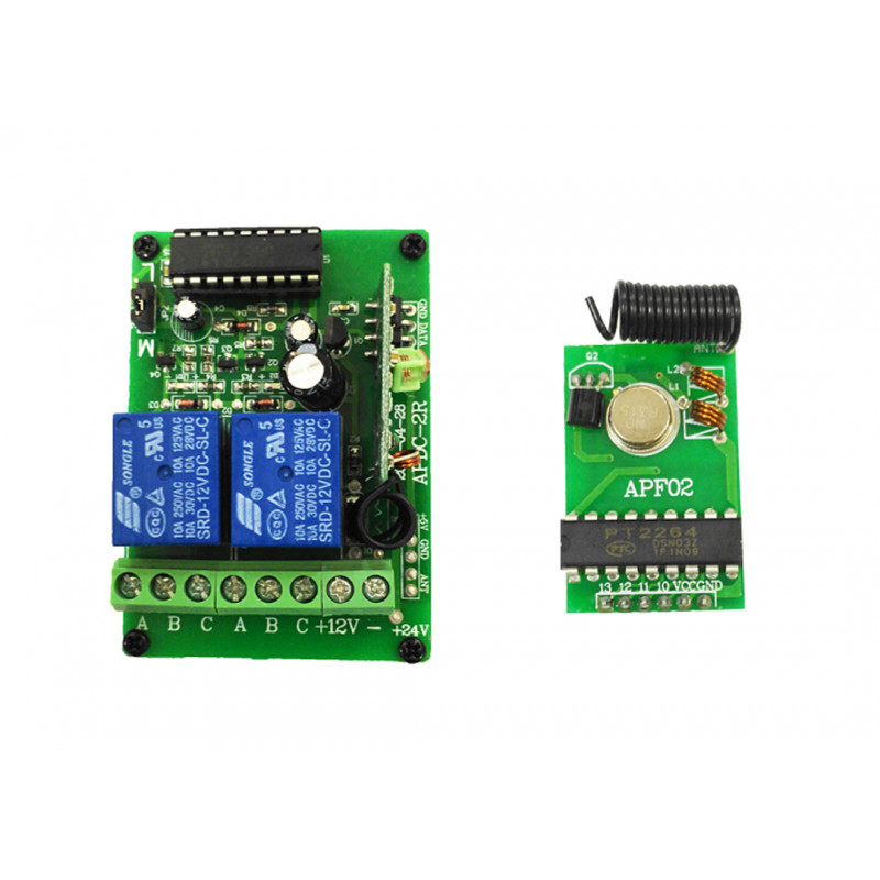 315Mhz remote relay switch kits - 2 channels - Seeed Studio Wireless & IoT 19010766 SeeedStudio