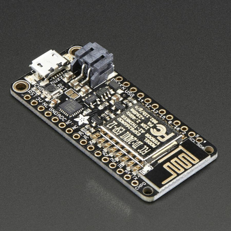 Adafruit Feather HUZZAH with ESP8266 WiFi Adafruit 19040001 Adafruit