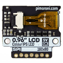 0.96" SPI Colour LCD (160x80) Breakout Pimoroni 19030028 PIMORONI