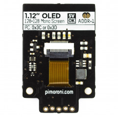 1.12" Mono OLED (128x128, white/black) Breakout - SPI Pimoroni19030029 PIMORONI