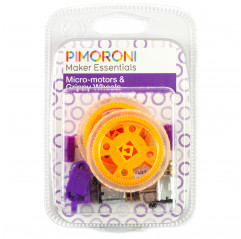 Maker Essentials - Micro-motors & Grippy Wheels Pimoroni 19030045 PIMORONI