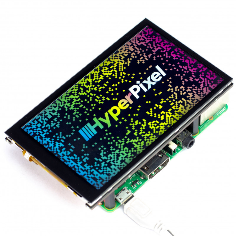 HyperPixel 4.0 - Hi-Res Display for Raspberry Pi - Non-Touch Pimoroni 19030072 PIMORONI