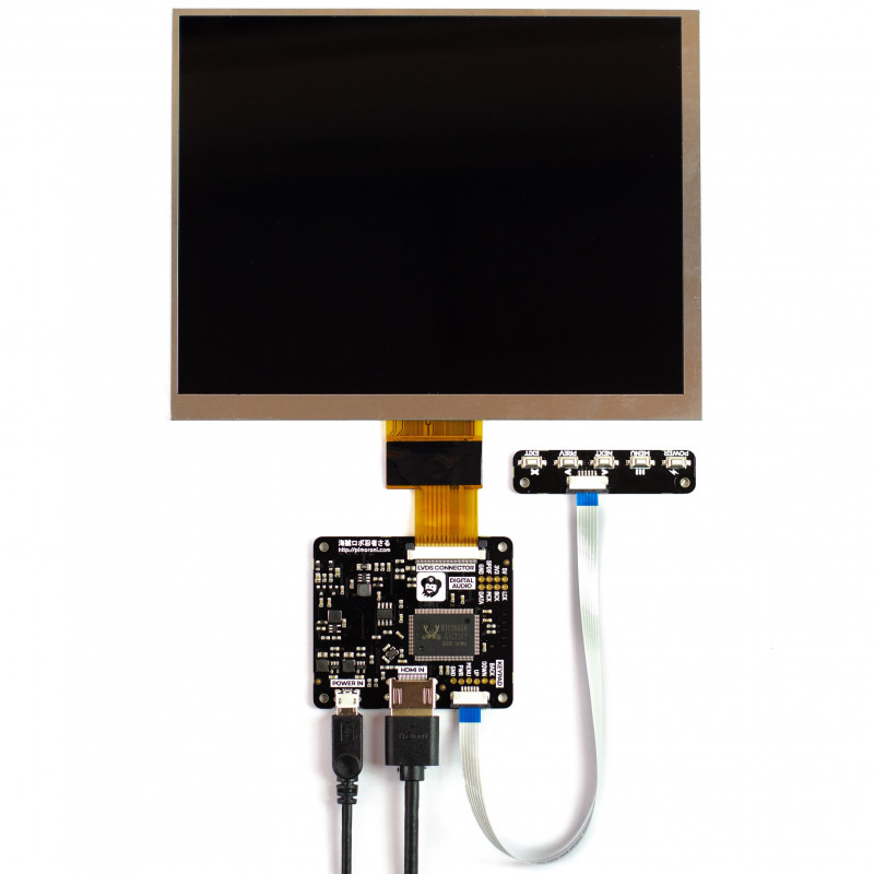 HDMI 8" IPS LCD Screen Kit (1024x768) Pimoroni19030089 PIMORONI