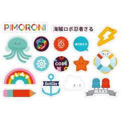 Pimoroni Super Sticker Selection Pimoroni 19030148 PIMORONI