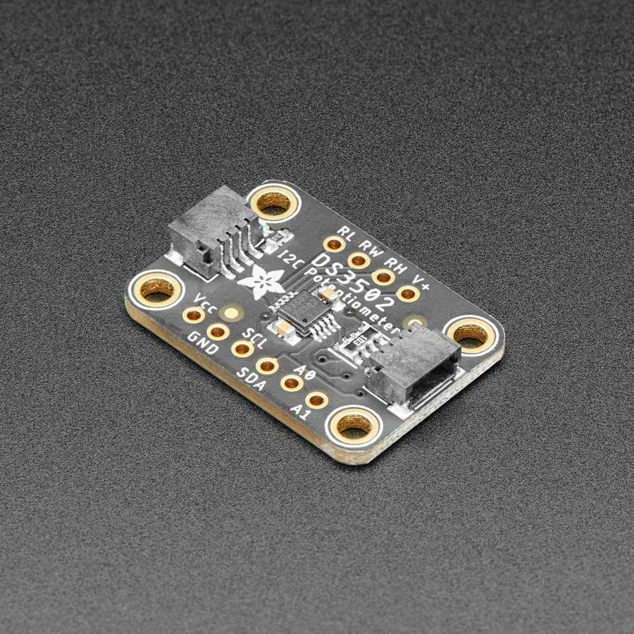 Adafruit DS3502 I2C Digital 10K Potentiometer Breakout - STEMMA QT ...