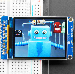 2.0" 320x240 Color IPS TFT Display with microSD Card Breakout Adafruit19040019 Adafruit