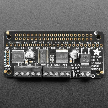 Adafruit DC & Stepper Motor Bonnet for Raspberry Pi