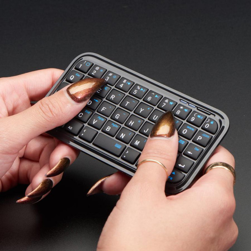 Mini Bluetooth Keyboard ? Black Adafruit 19040028 Adafruit