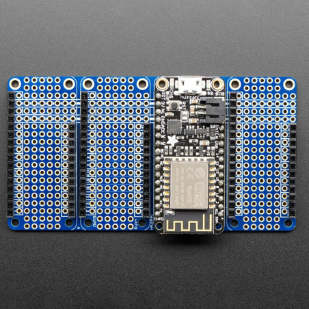 Adafruit Quad Side-By-Side FeatherWing Kit with Headers