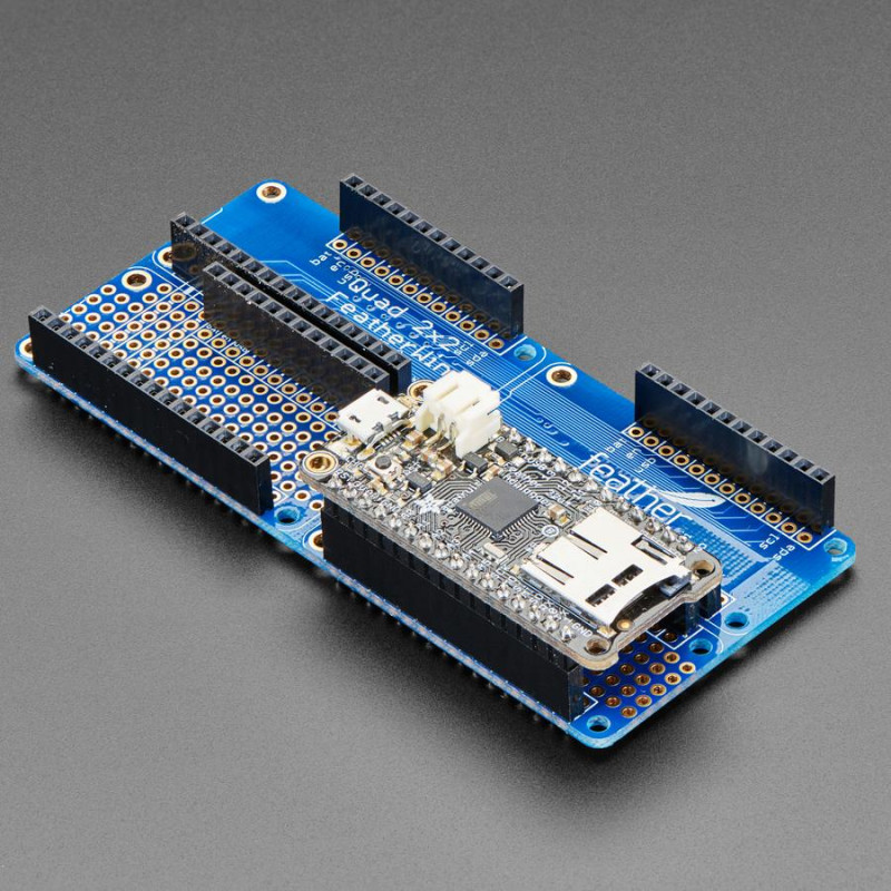 Adafruit Quad 2x2 FeatherWing Kit with Headers Adafruit19040031 Adafruit