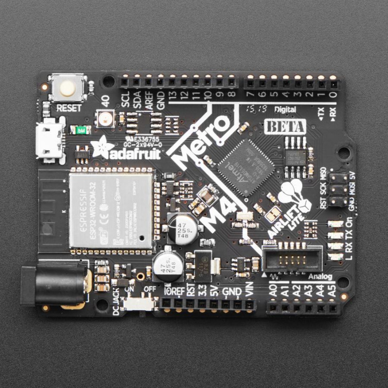 Adafruit Metro M4 Express AirLift (WiFi) - Lite Adafruit 19040036 Adafruit