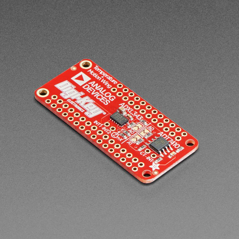 Adafruit ADXL343 + ADT7410 Sensor FeatherWing Adafruit19040046 Adafruit