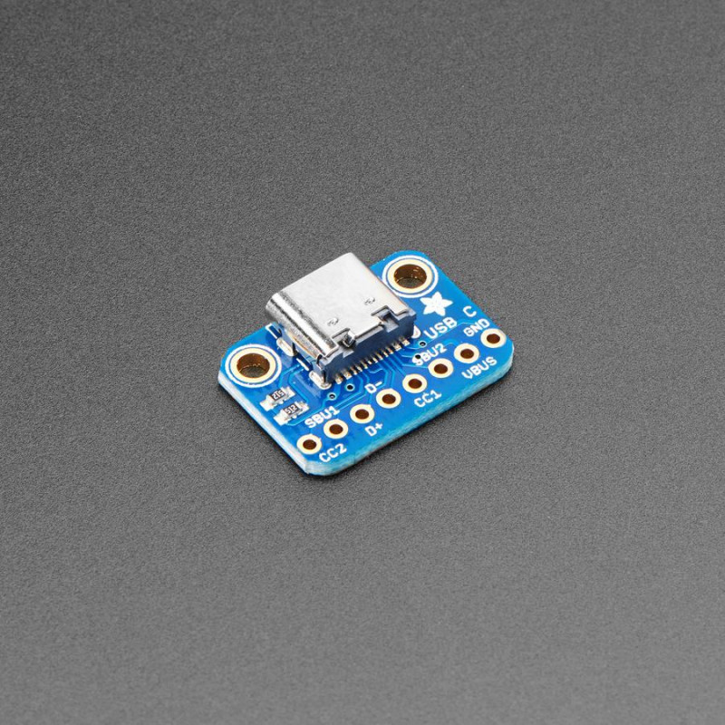 Adafruit USB C Breakout Board - Downstream Connection Adafruit 19040048 Adafruit