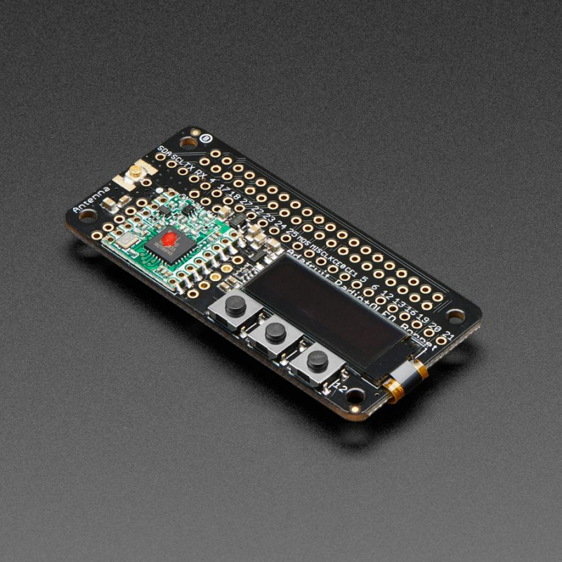 Adafruit Radio Bonnet RFM96W @ 433MHz - RadioFruit Adafruit 19040055 Adafruit