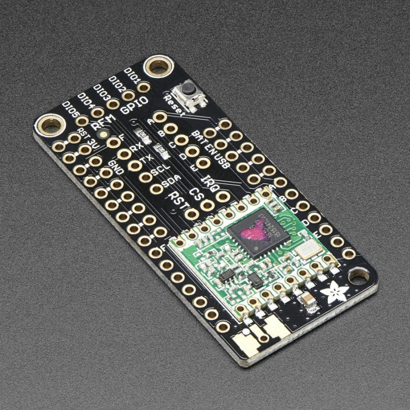 Adafruit LoRa Radio FeatherWing - RFM95W 433 MHz - RadioFruit Adafruit 19040074 Adafruit