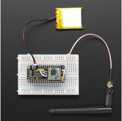 Adafruit LoRa Radio FeatherWing - RFM95W 433 MHz - RadioFruit Adafruit 19040074 Adafruit