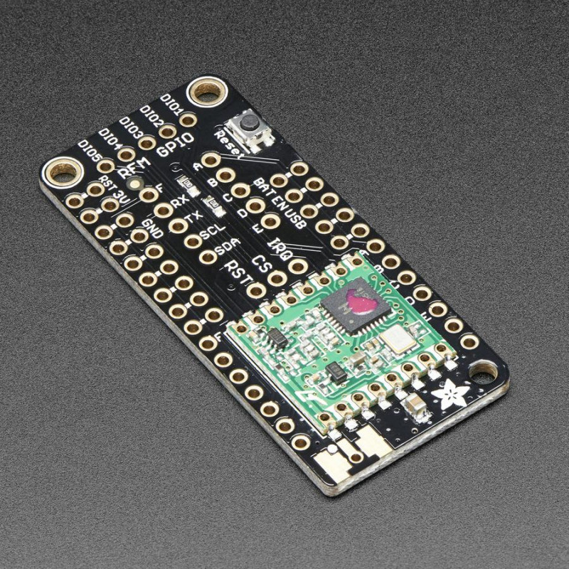 Adafruit Radio FeatherWing - RFM69HCW 433MHz - RadioFruit Adafruit19040075 Adafruit